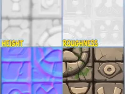 Stylized Floor Seamless Texture Texture 15