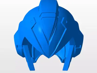 Megaman X Helmet STL 3D Print Files 3D print model