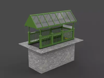 Subway Entrance 3D model