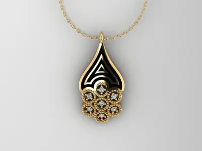 Pendant P172 3D Print Model 3D print model