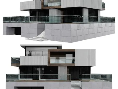 MODERN HOUSE NO21 A 3D model
