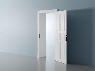 Classic Door 3D model get