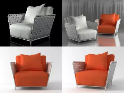 InOut 801FW armchair 3D model