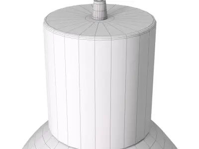 Elyona Industrial Pendant Light 3D model