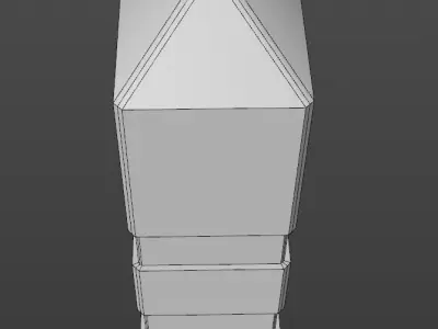 Road pole Free 3D model