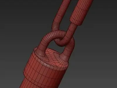 Arya 70 Light Satin Gold Chandelier 3D model