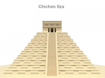 Chichen Itza 3D model