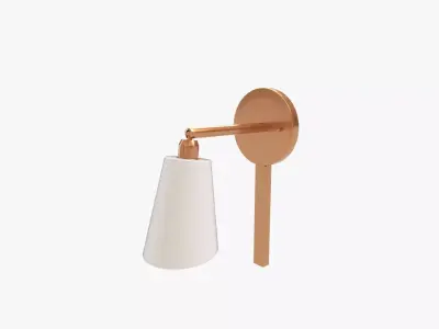 Frazee Light Plug In Armed Sconce 3D model