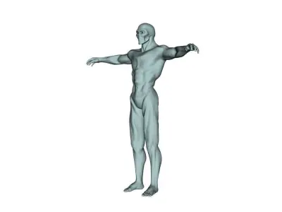 Realistic Alien - Rigged Low-poly 3D model