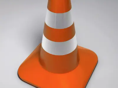 Traffic Cone 3D model
