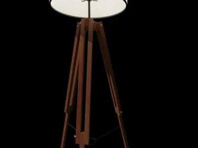 Tripod lamp 3D model