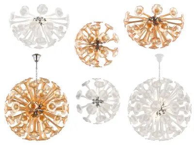 891 Bardano Lightstar Collection of Lamps 3D Model Pack