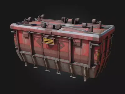 Cargo Container  Industrial Standard for Endless Utility 3D model