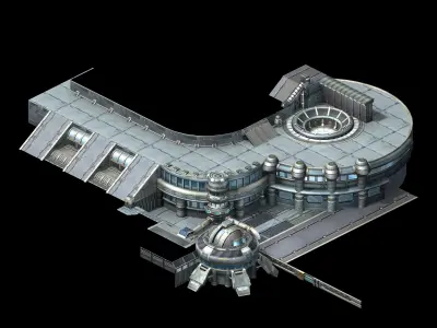 Machinery - Dismantling Plant - Floor 01 3D model