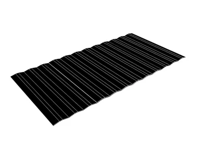Iron Sheet v1 001 Low-poly 3D model