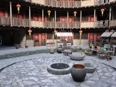 Yongding Hakka Tulou 3D model