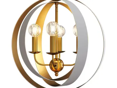 Luna Chandelier Low-poly 3D model