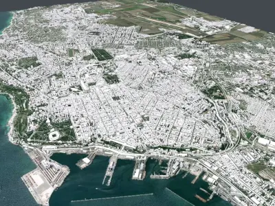 Cityscape Odessa Ukraine 3D model