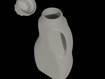 Detergent Bottle Mockup Free low-poly 3D model