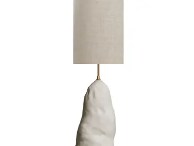 Stone Floor Lamp 3D model
