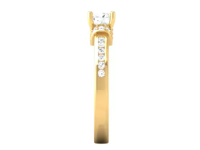 Women Ring 3dm STL OBJ FBX Details    rings 3D print model