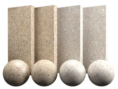 Terrazzo Brick Texture PBR Vray Corona Blender Texture