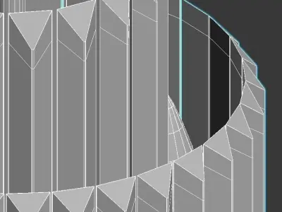 liberty ii wall 3D model