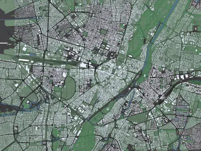 Cities in Germany - mass buildings 3D Model Pack