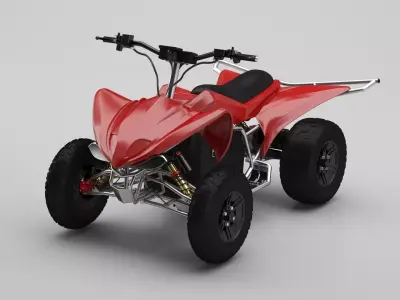 ATV vehicle motorcycle 3D model