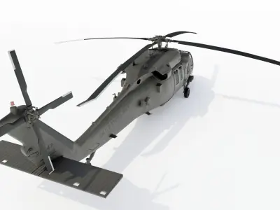  UH-60M Blackhawk High Detail with nice interior 