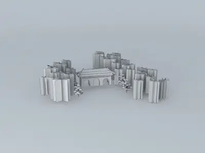 Hengchun, Pingtung Kenting Forest Recreation Area entrance Free 3D model