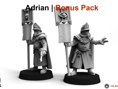 Valour Korps - Field Priest Gottfried 3D print model