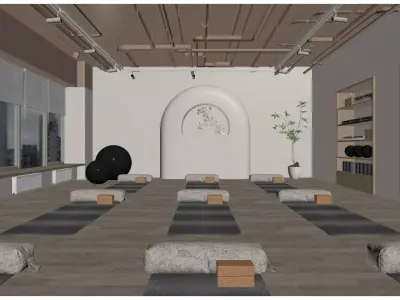 Yoga Studio 3D model