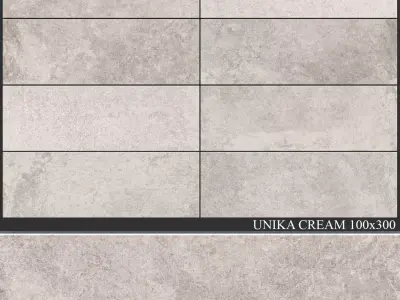 ABK Unika Cream 100x300 3D model