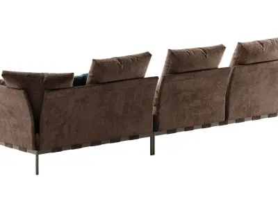 Saba Italia Pixel Light sofa set 2 3D model