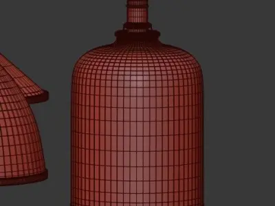 Franklin Glass Pendant 3D model