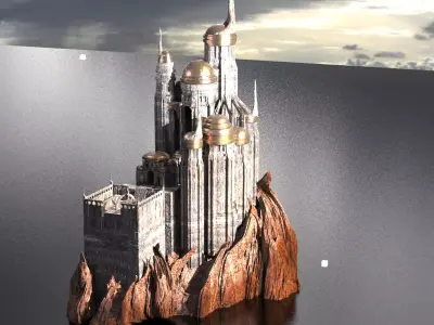Motu Eternos Inspired Palace City 1  3D model