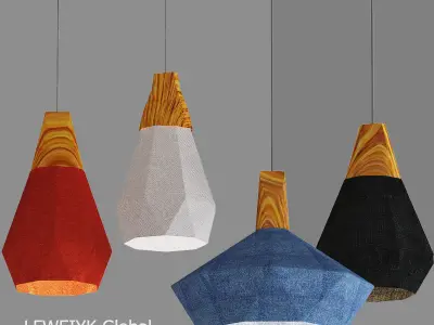 Modern Restaurant Pendant Lights Minimalist 3D model