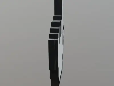 Cursor Hand Low-poly 3D model