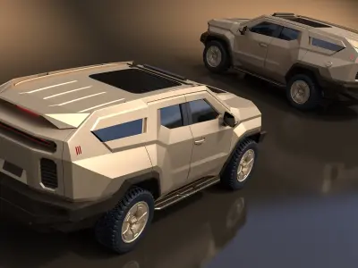  Sand Colored SUV Rezvani Vengeance Simplified 