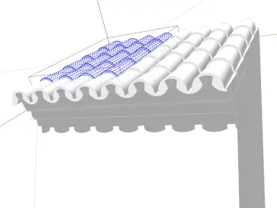 RomanRoofTile 3D model