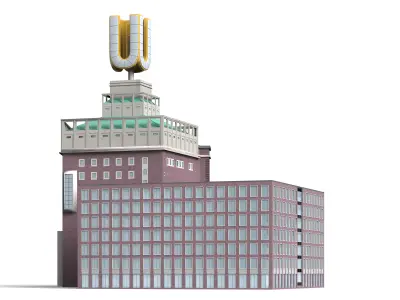 Dortmund U Tower 3D model