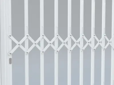 Trellis security gate 3D model