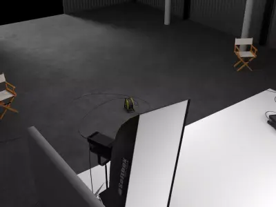 Studio Photo Professional Photography Studio Set 3D model