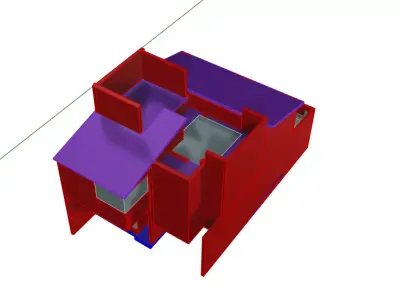 Modern Contemporary House 3D print model