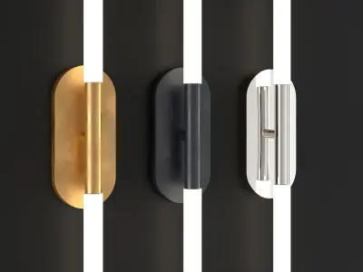 Rousseau medium vanity sconce 3D model