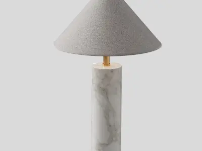 Adelaide Marble Table Lamp 3d Models 3D model