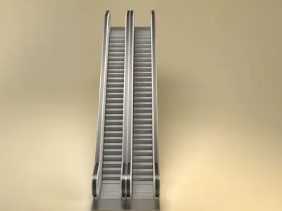 Flexible Escalator 3D model