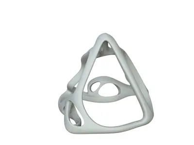 SciFi Cube Object No 64215 Low Poly Shape Low-poly 3D model