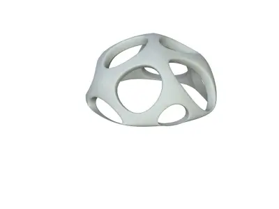 SciFi Cube Object No 47736 Low Poly Shape Low-poly 3D model